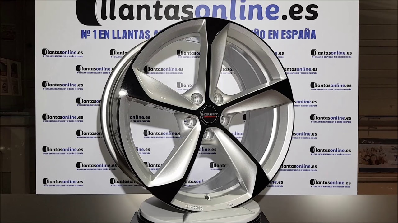 LLANTAS BORBET S PLATA-NEGRO LLANTASONLINE.ES