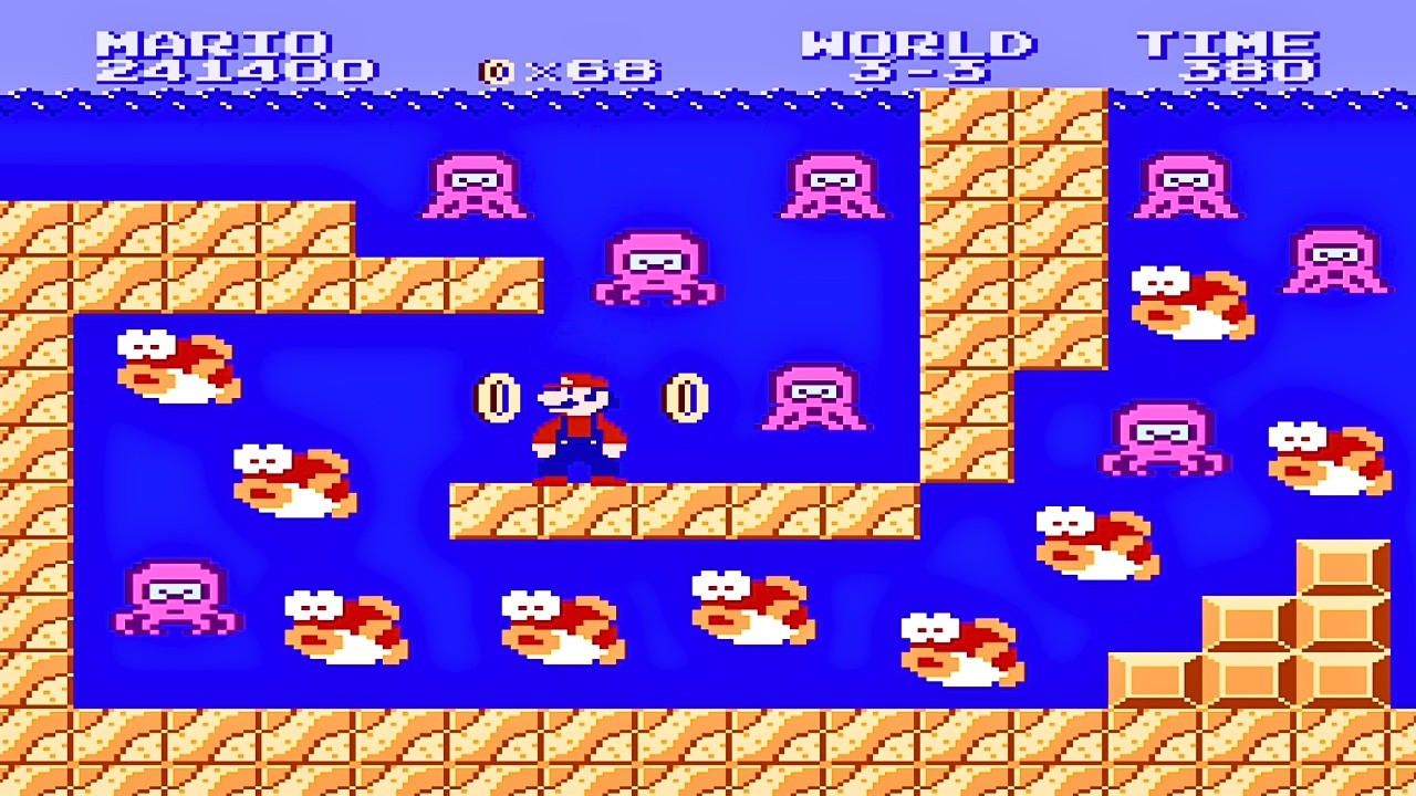 Super Mario Untold World 3! Nes Super Mario Bros Gameplay