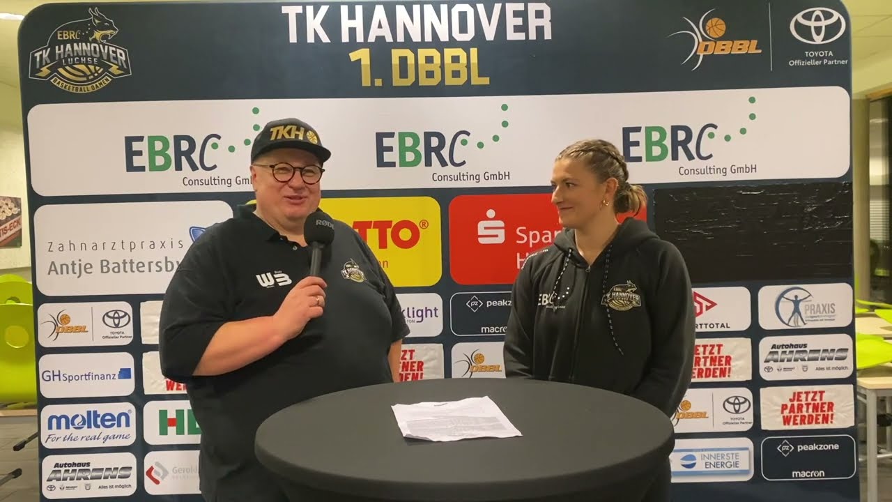 Laura Stockton im Post Game Talk 🎤 TKH Luchse vs. Herner TC