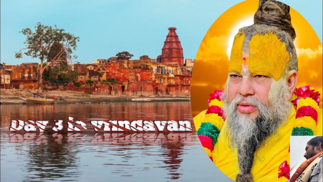 Day 3 in vrindavan!! Premanand maharaj ji ke darshan !! YAmuna nadi#vlog#trending #nidhivanvrindavan