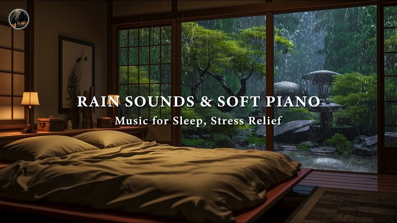 Stress Relief to Deep Sleep Better on a Rainy Day ☔ Relax the Mind and Body with Calming Music