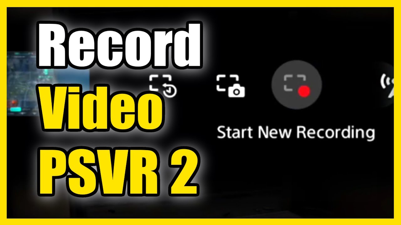 How to RECORD Video Clips & Gameplay on PSVR 2 on PS5 (Best Method)