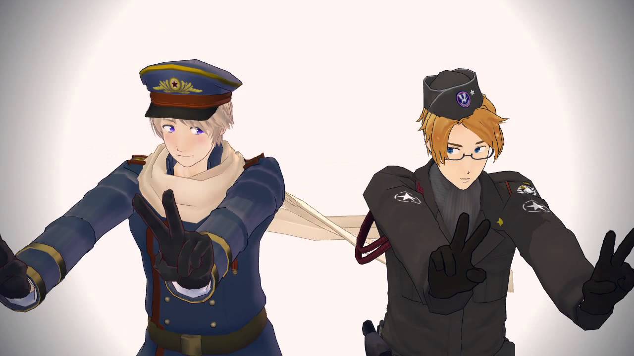 【APヘタリアMMD】春待ち中心でDONUT HOLE