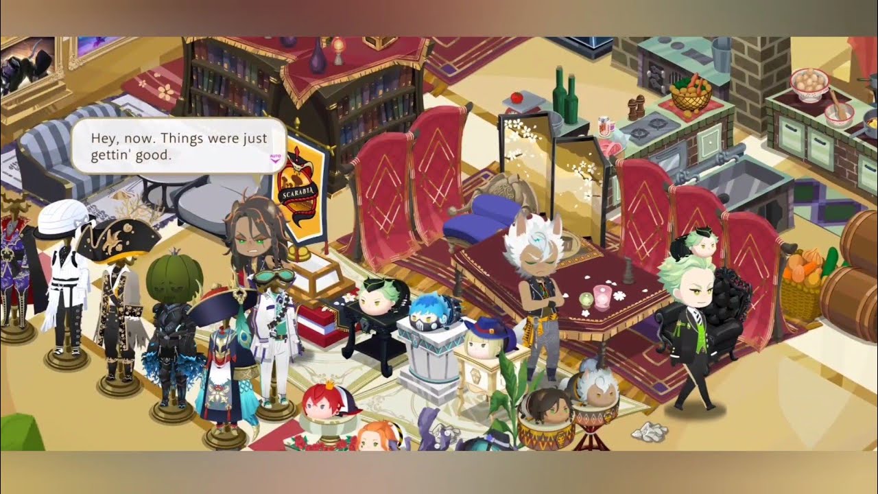 Leona vs Diasomnia guys| Twisted Wonderland Guest Room Fights
