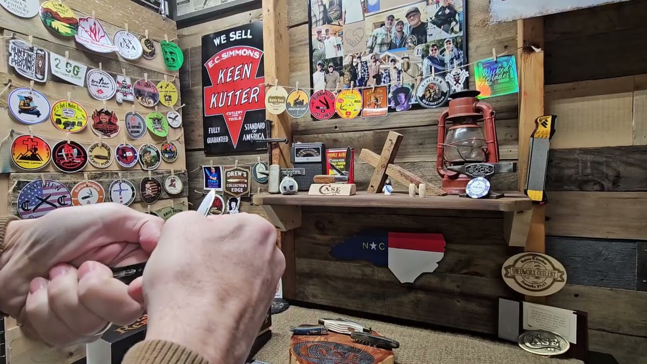 Sticker Swap, Antiquing finds and pocket dump from Church.  