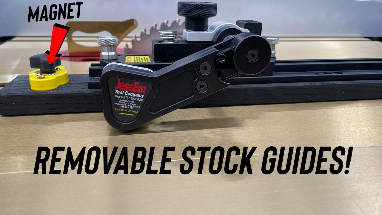 Removable JessEm Stock Guides for the Harvey High Low Fence