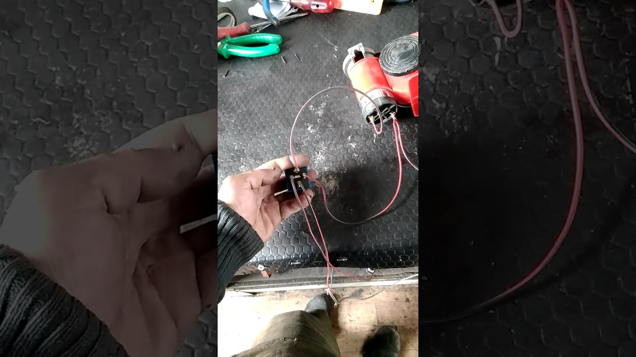 havalı korno ferrari kornası titrek role baglama
