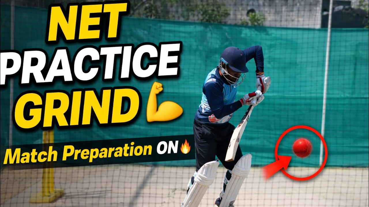 Cricket Practice in Nets | Match Preparation Mode ON 💯
