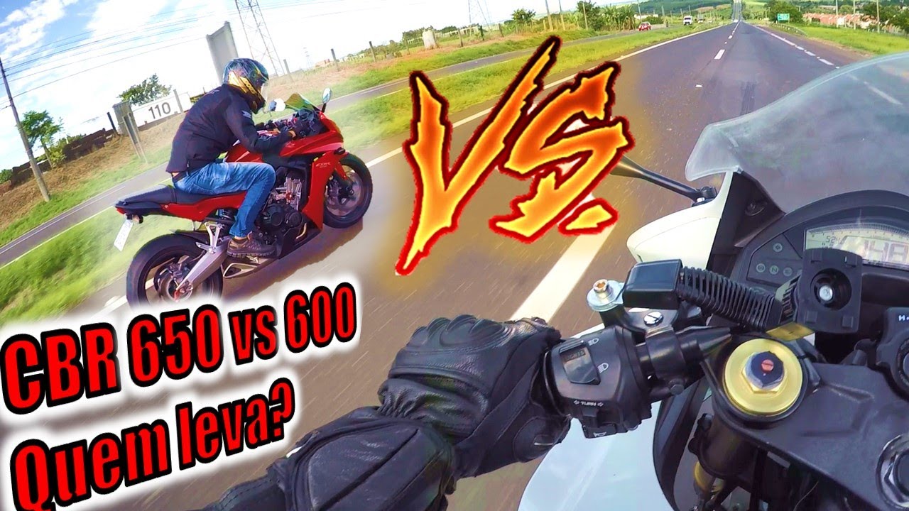CBR 600 VS CBR 650, Qual anda mais ?