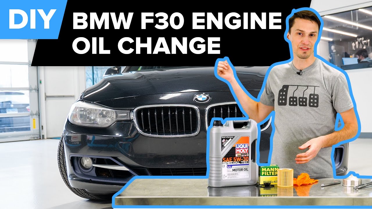 BMW F30 Oil Change DIY - (BMW 320i, 328i, 335i, & More)