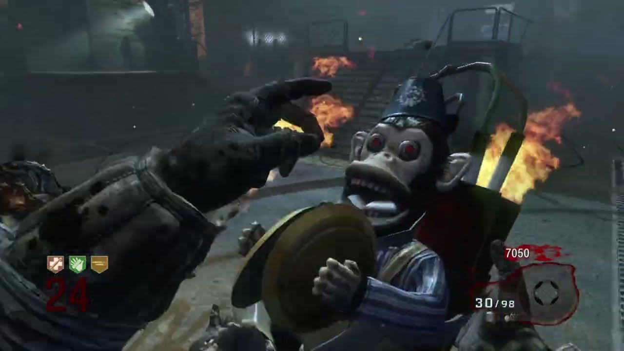 BLACK OPS 1 ZOMBIES: DER RIESE GAMEPLAY! (NO COMMENTARY)