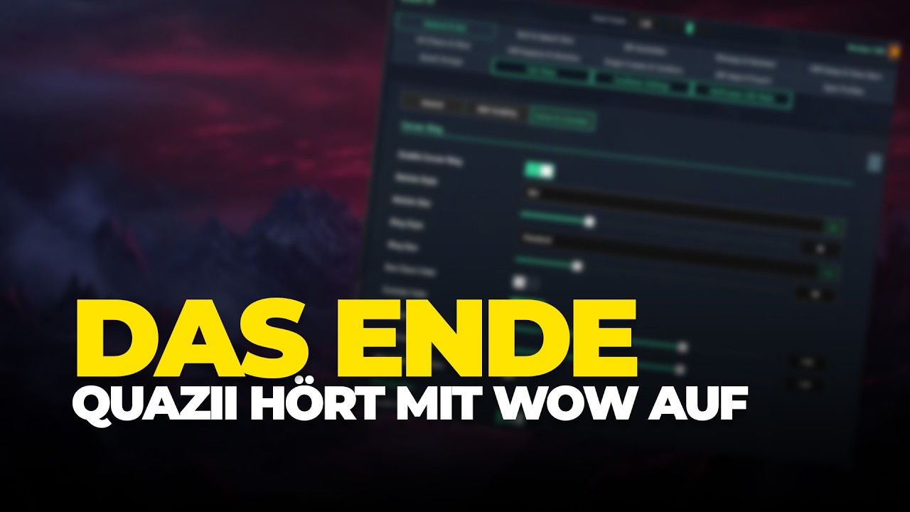 ElvUI vs Quazii eskaliert. Quazii tritt zurück, kein Quazii UI mehr.