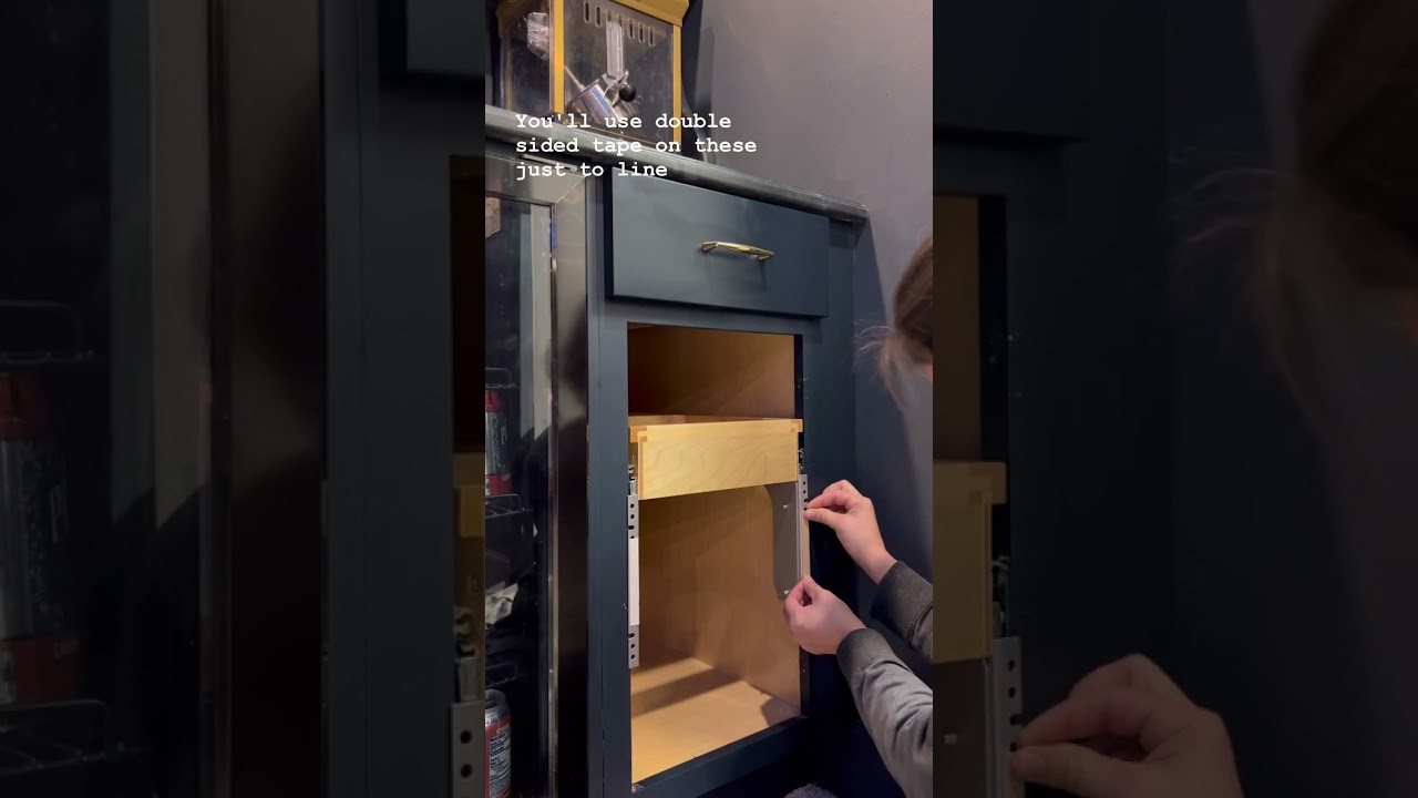 Turn Any Cabinet Into Pull Out Trash