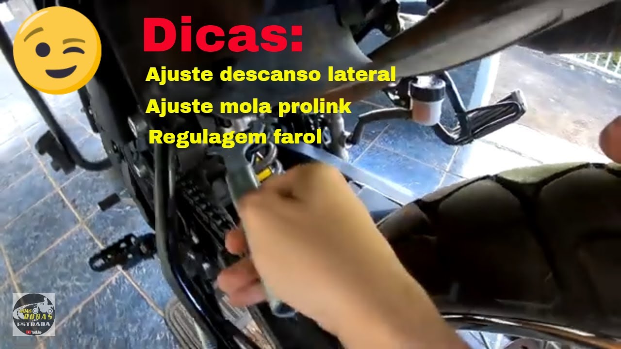 XTZ Lander 2020 ABS | DICAS: AJUSTE DA MOLA PROLINK, MOLA DESCANSO LATERAL E REGULAGEM DO FAROL