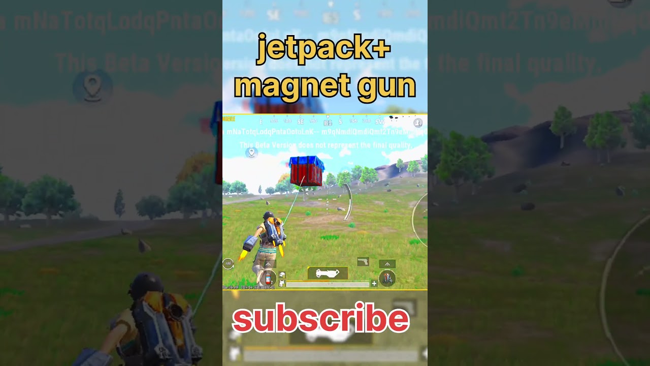 jetpack+magnet gun BGMi upcoming update 3.2 and PUBG mobile New update#bgmi #youtube #pubg #new#like