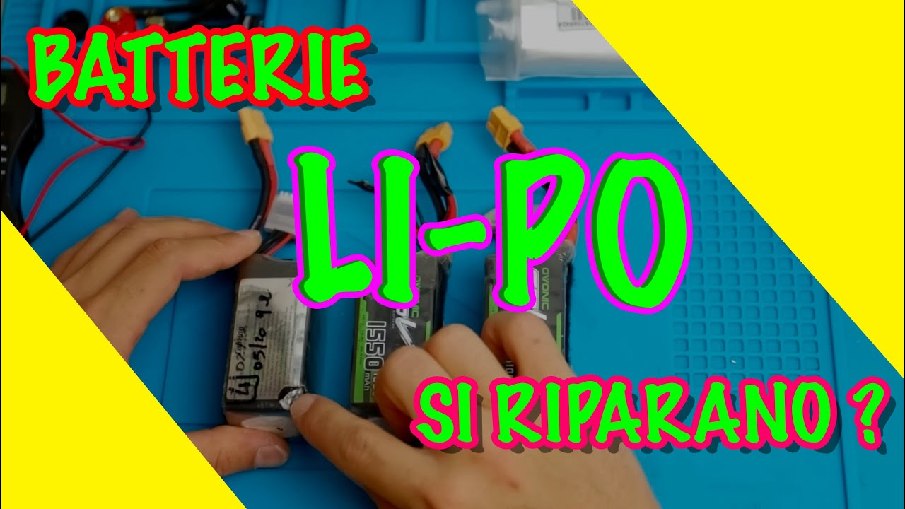 Come RIPARARE una BATTERIA LIPO | vari casi di riparazione | GUIDA FPV
