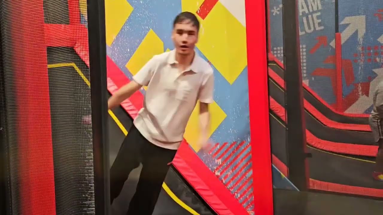 Ich war in der Trampolin Halle
