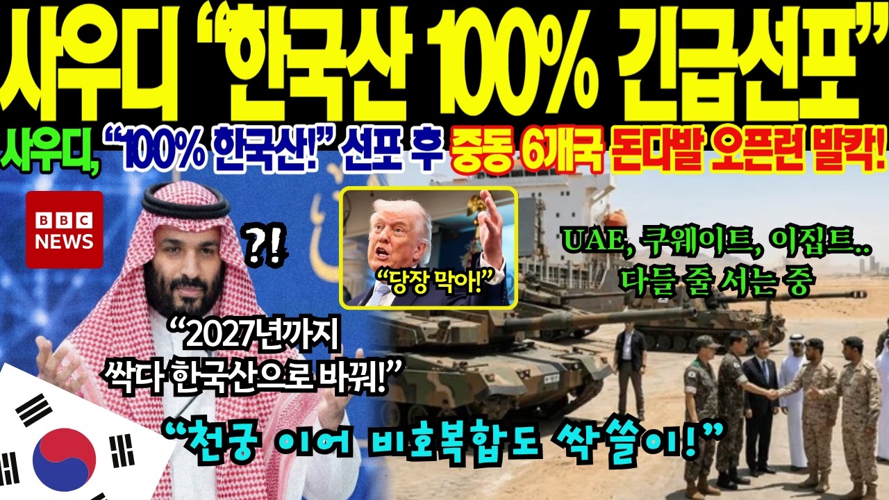 미국도 못 만든 한국 대공포에 중동 6개국 