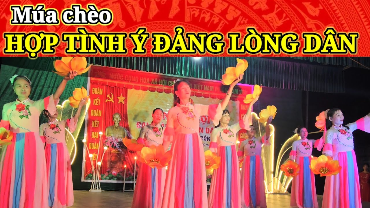 Múa chèo  Hợp tình ý Đảng lòng dân