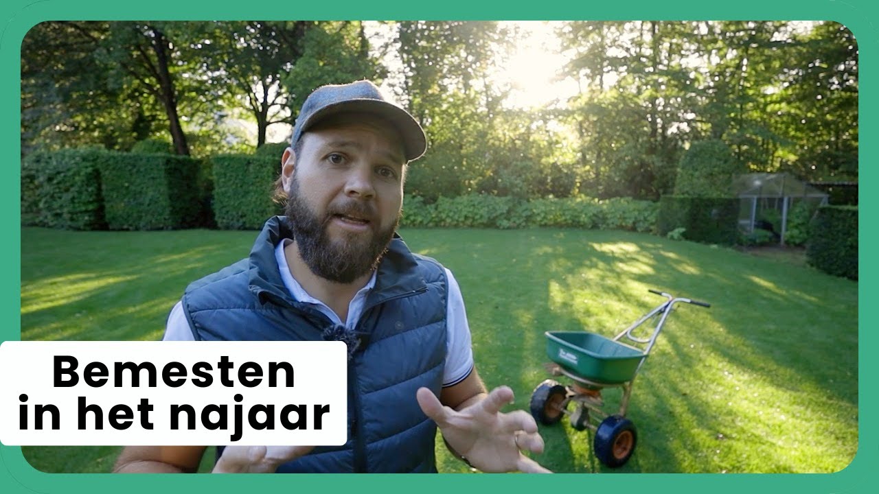 Het Gazon Bemesten in het Najaar!