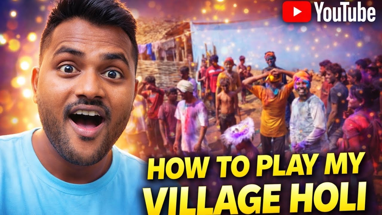 MY VILLAGE HOLI 🔥🔥🤩 #vlogs #dailyvlog #viralvideo #youtubevideos #youtubecreator #viral #trending 