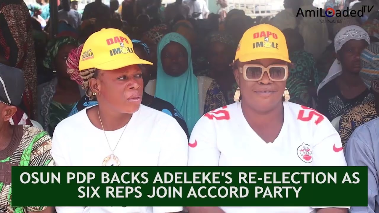 Osun PDP Backs Adeleke’s Re-Election As Six Reps Join Accord Party (VIDEO)