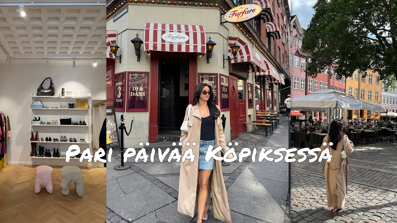 Ekaa kertaa Köpiksessä - Vlogi😍