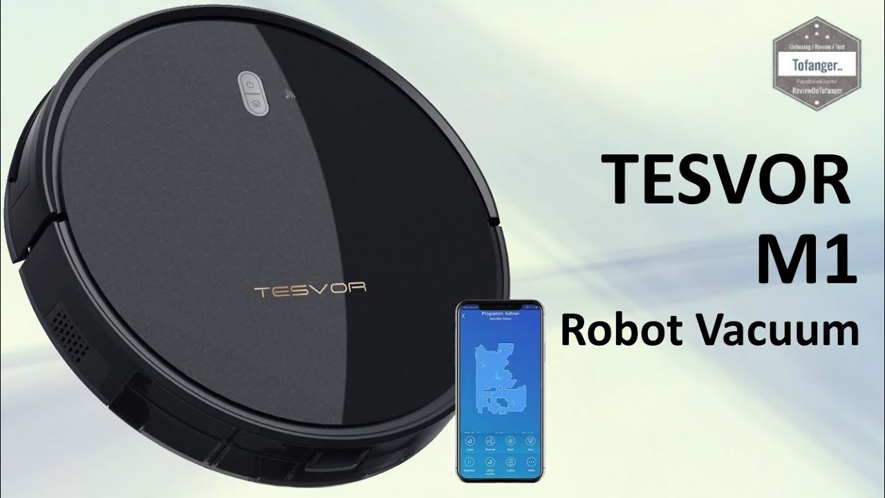 Tesvor M1 Robot Vacuum - Tesvor Connected Robot Vacuum - Приложение Weback - Распаковка