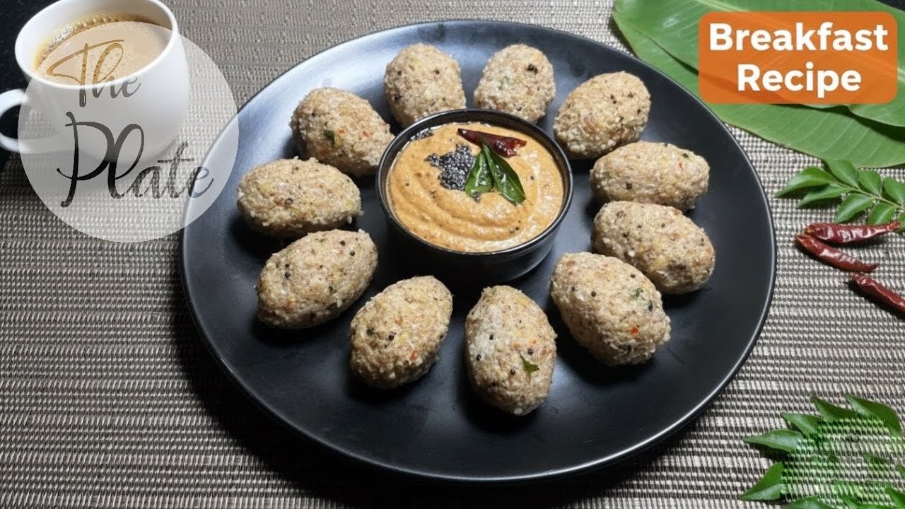 Broken Wheat Breakfast  Recipe | Kara Kozhukattai And Kolar Chutney | The Plate