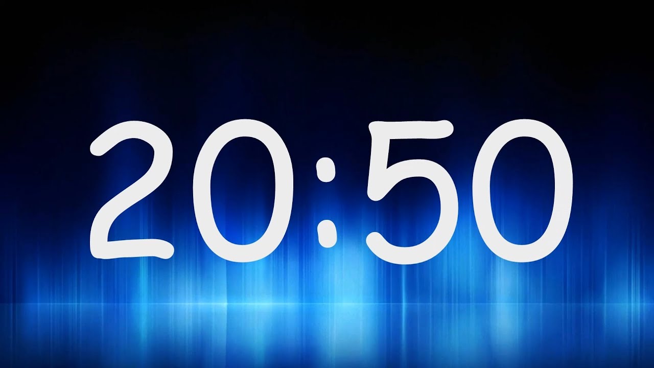 20:50 Minutes Timer / Countdown from 20min 50sec