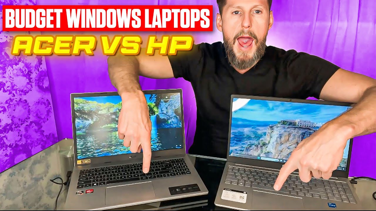 I Tested The 2 MOST POPULAR Budget Windows Laptops (Acer vs HP)