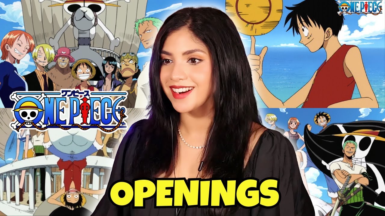 FIRST TIME REACTING TO ONE PIECE Openings (1-11) and Endings (Until Impel Down)