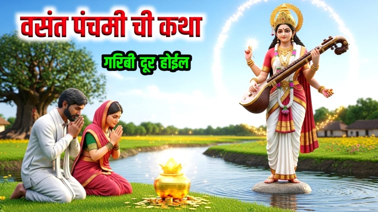 आज वंसत पंचमी ची कथा ऐकल्याने | जीवनातील गरिबी दूर होईल | VASANT PANCHAMI KATTHA
