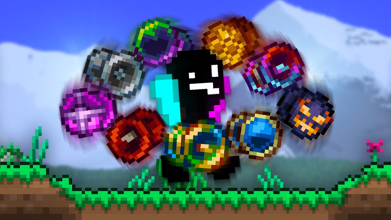 Terraria, но я использую модифицированные YoYo...
