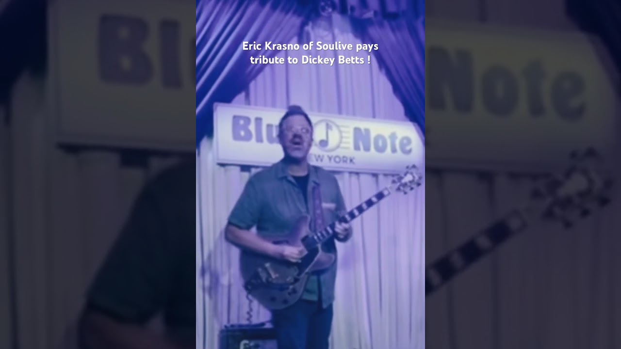 Eric Krasno of Soulive pays tribute to Dickey Betts at the Blue Note NYC 🙌