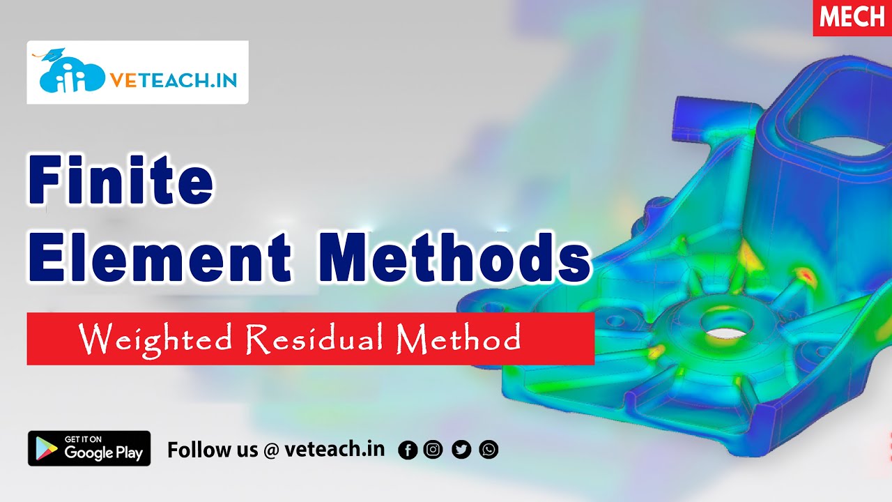 Weighted Residual Method || Finite Element Methods || MECH || Every B.Tech  Student Must Watch ||