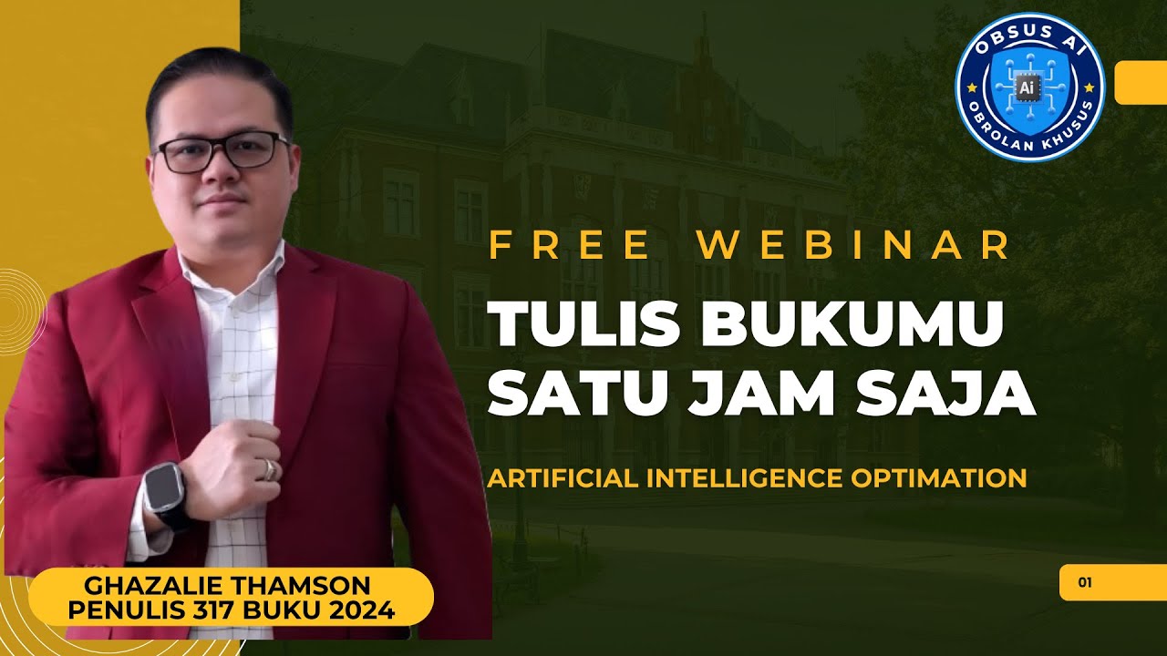 Rahasia Menulis Buku Hanya Dalam Satu Jam! | Teknik Penulisan AI yang Revolusioner