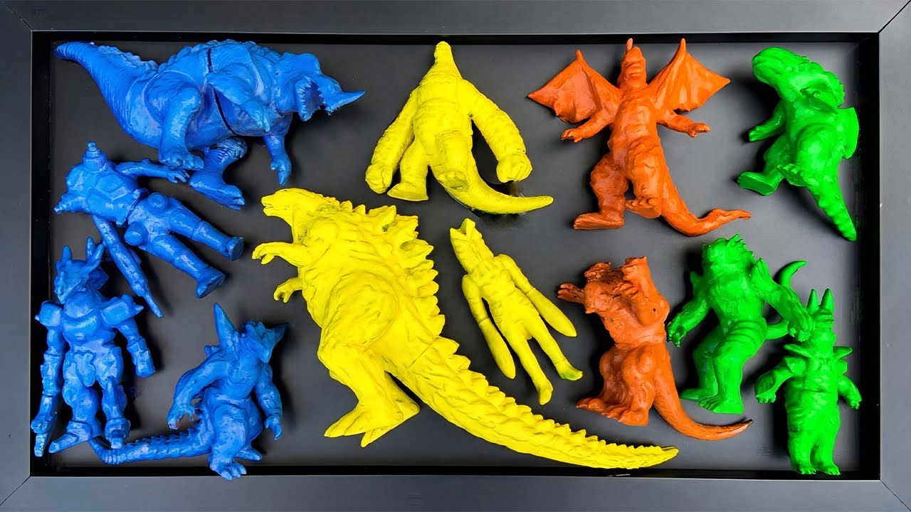 Monster Action Figur Kaiju | Horoboros Saramandora King Gesura Five King Grigio Bone Gomora Heo
