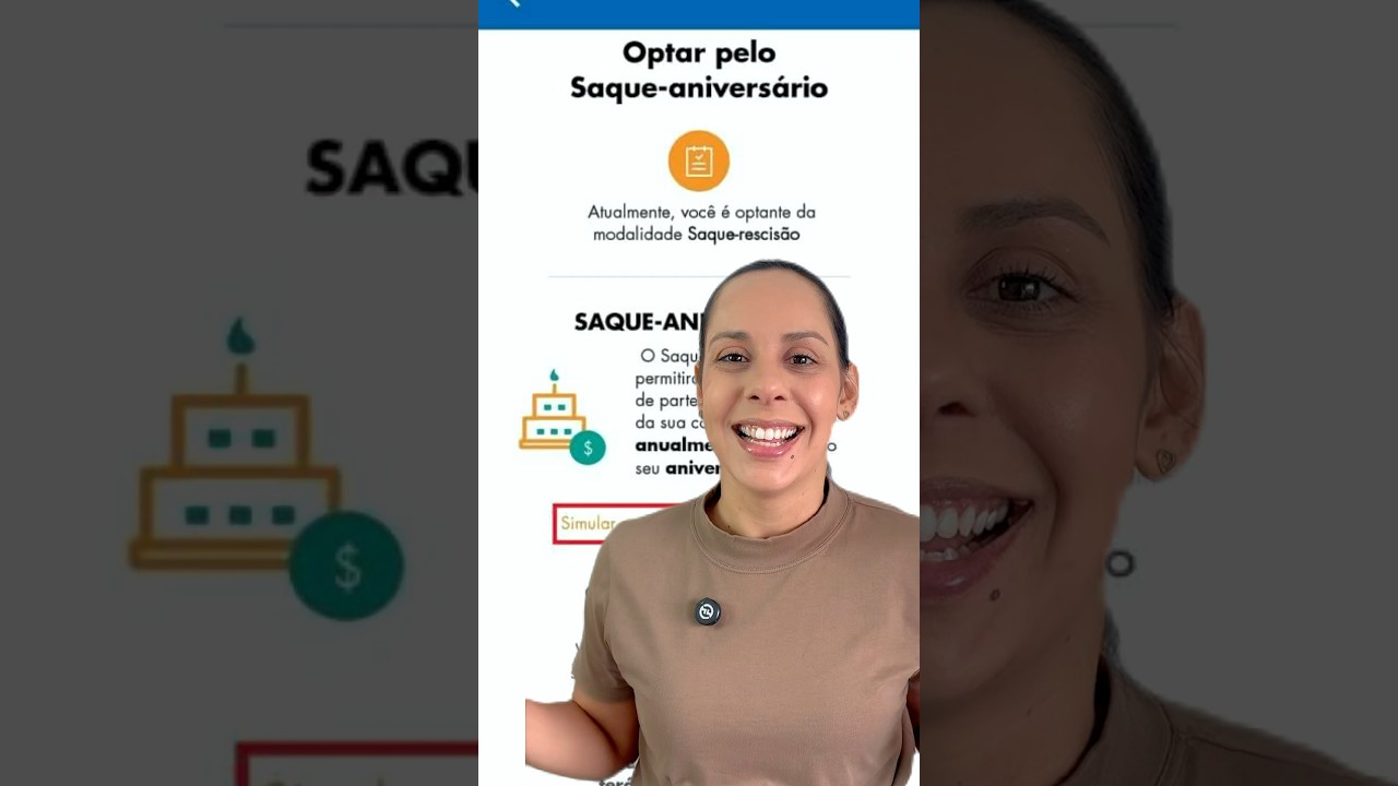 Saque anivers&aacute;rio se mudar para saque rescis&atilde;o pode sacar o FGTS? #saqueanivers&aacute;rio