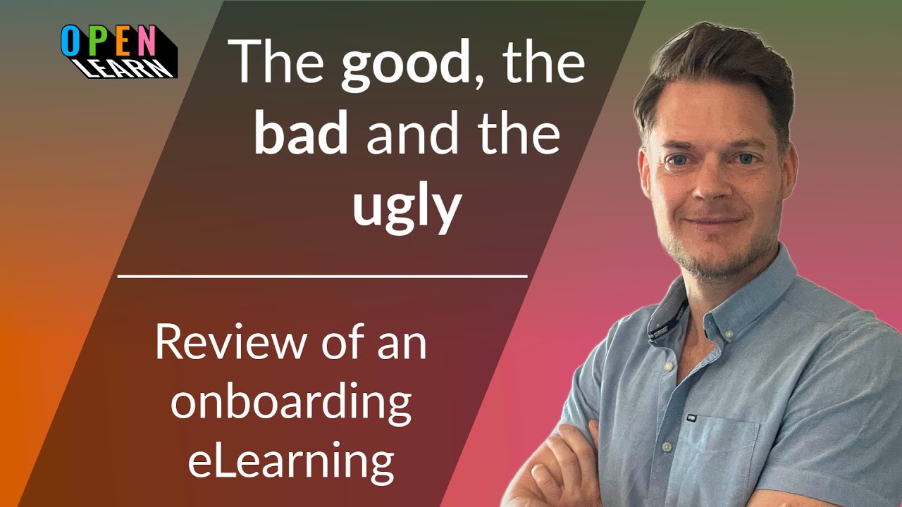 Good eLearning or bad? Reviewing an onboarding eLearning