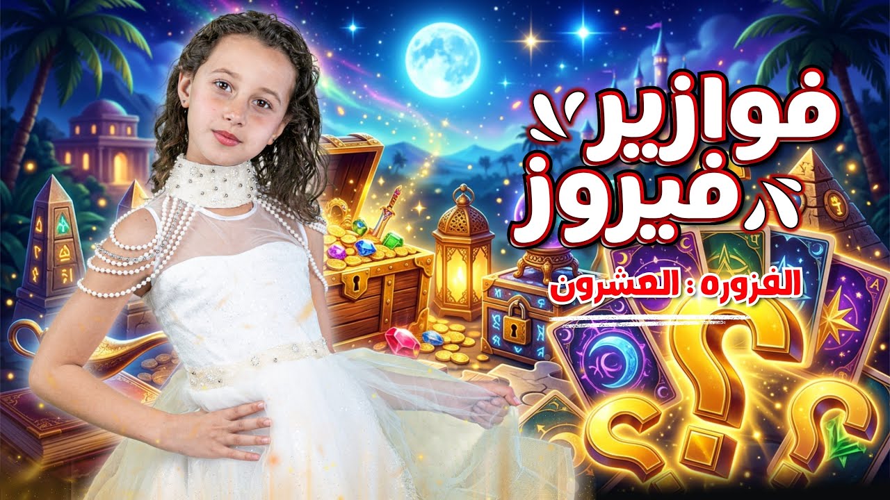 كليب الاميرة فيروز | فوازير فيروز | الفزورة العشرون 20   - جاوب واكسب  