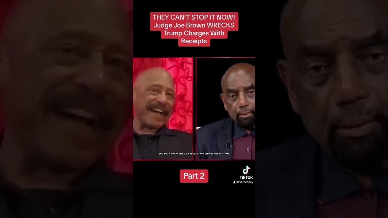 Listen to Judge Joe Brown speaking truth about J6