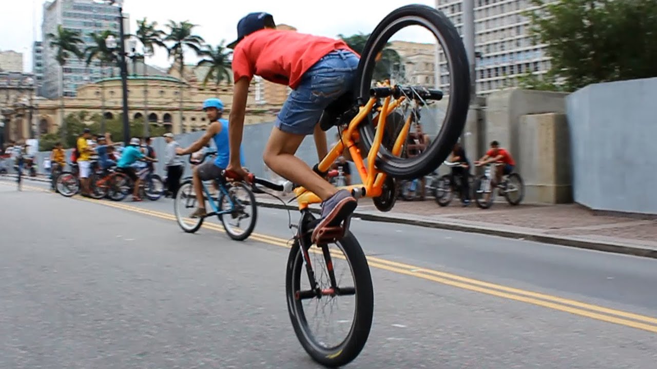 1º Encontro no Centro de São Paulo - SP (Bicicultura/Wheeling Bike)