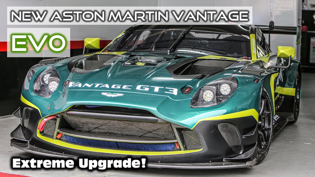 Aston Martin Vantage GT3 EVO. Ultimate New Widebody Racing Monster. Upgrades in depth!