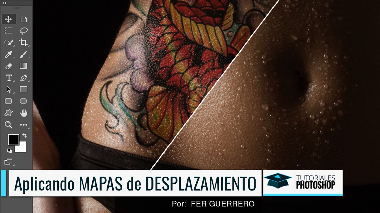 MAPA de DESPLAZAMIENTO y CANALES en PHOTOSHOP