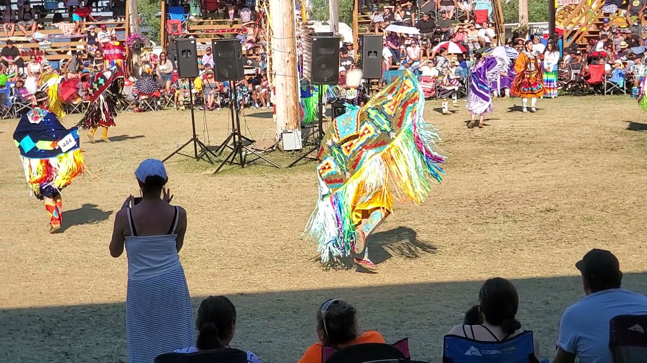 Alexis Nakota Powwow 2021 Teen Fancy Shawl Saturday afternoon