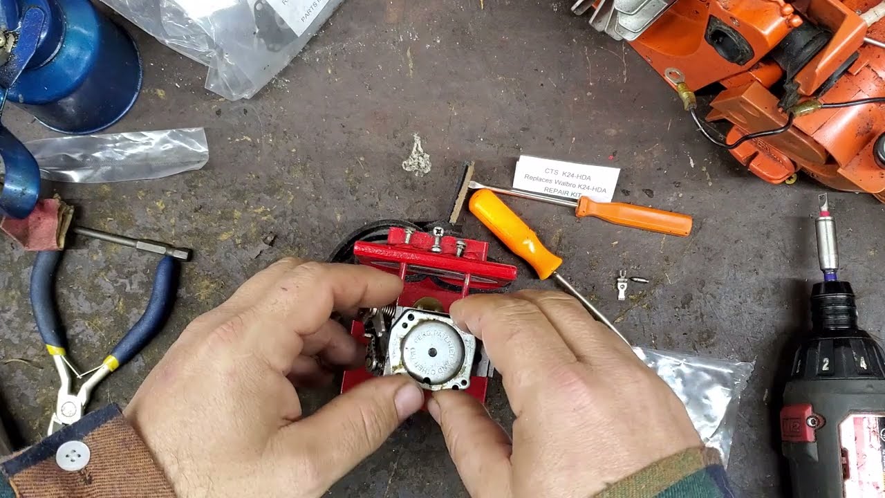 HOW TO REBUILD YOUR WALBRO K24-HDA CHAINSAW CARBURETOR