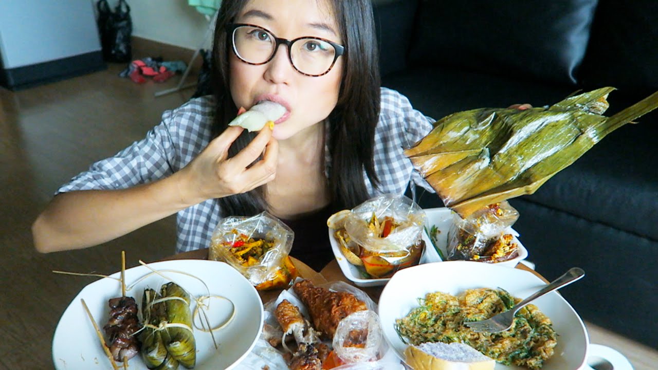 THAI STREET FOOD MUKBANG ● filmed in Bangkok at my loft