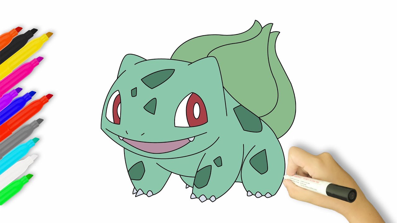 How to Draw Bulbasaur Pokemon