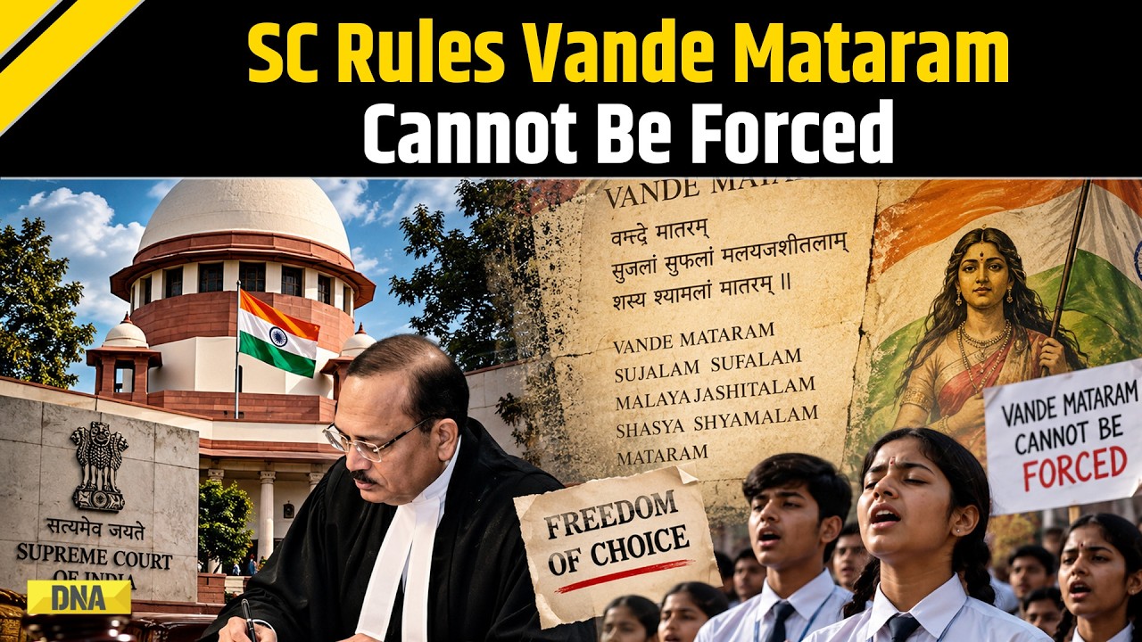 Vande Mataram Row: SC Rules National Song Cannot Be Forced On Conscientious Objectors